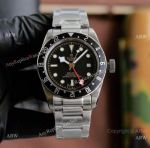 Replica Vintage Tudor Black Bay GMT Auto 41mm Antique Black Bezel Steel Watch